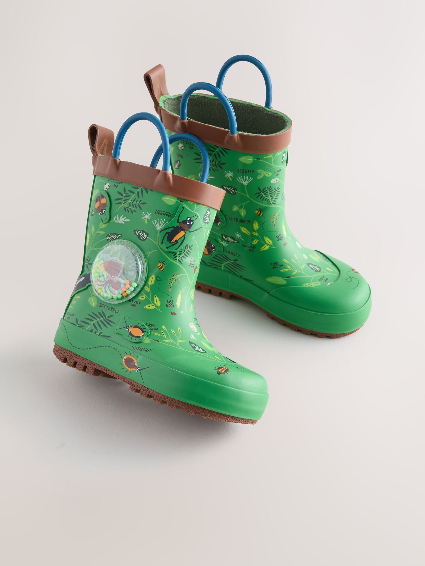 Green Forest Handle Pull On Wellies image 1