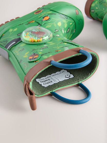 Green Forest Handle Pull On Wellies image 5