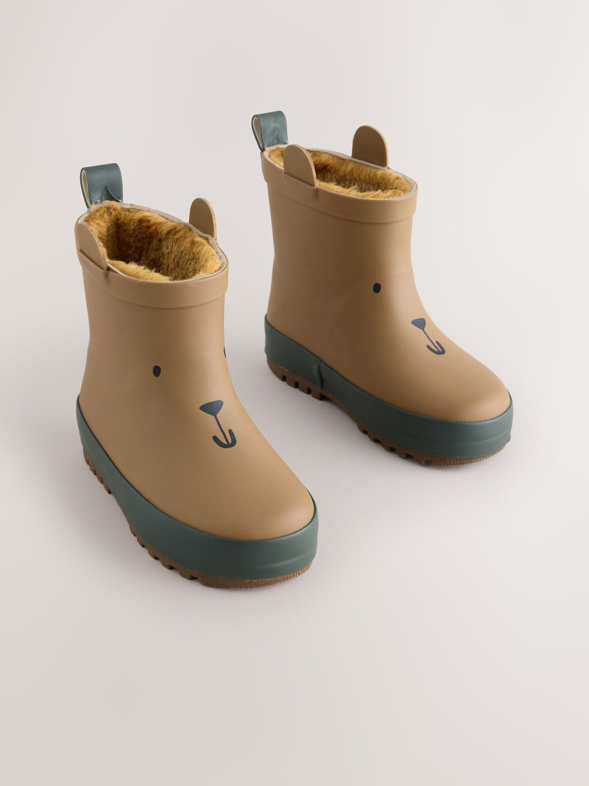 Dsiney Kidz - Brown Bear Warm Lined Ankle Wellies image 1