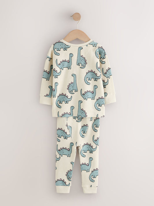 Dsiney Kidz - Charcoal/Blue All Over Stompy Animal Snuggle Pyjamas 3 Pack (9mths-10yrs) image 2