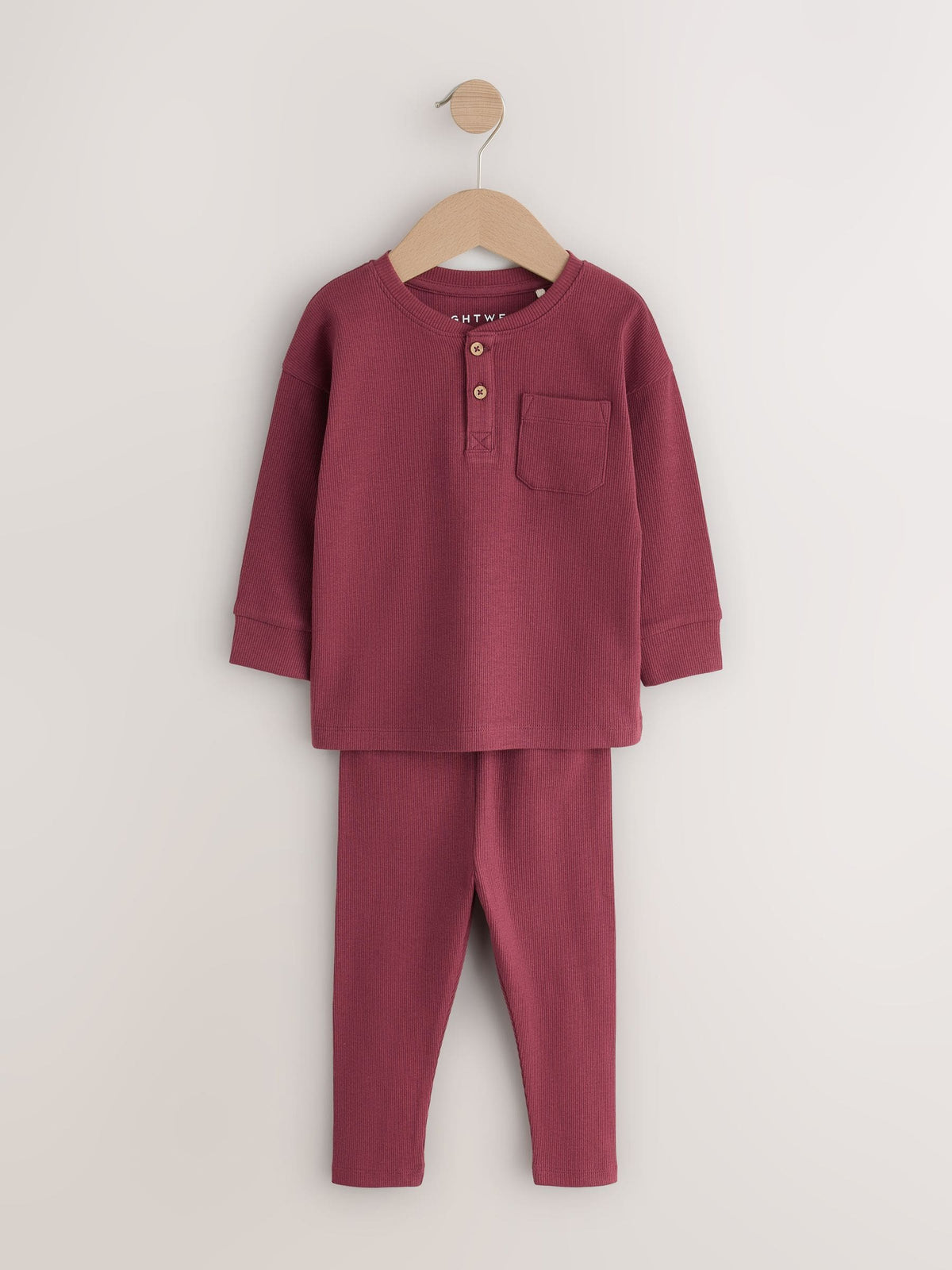 Blue/Grey/Maroon Snuggle Pyjamas Set 3 Pack (9mths-12yrs) - image 6