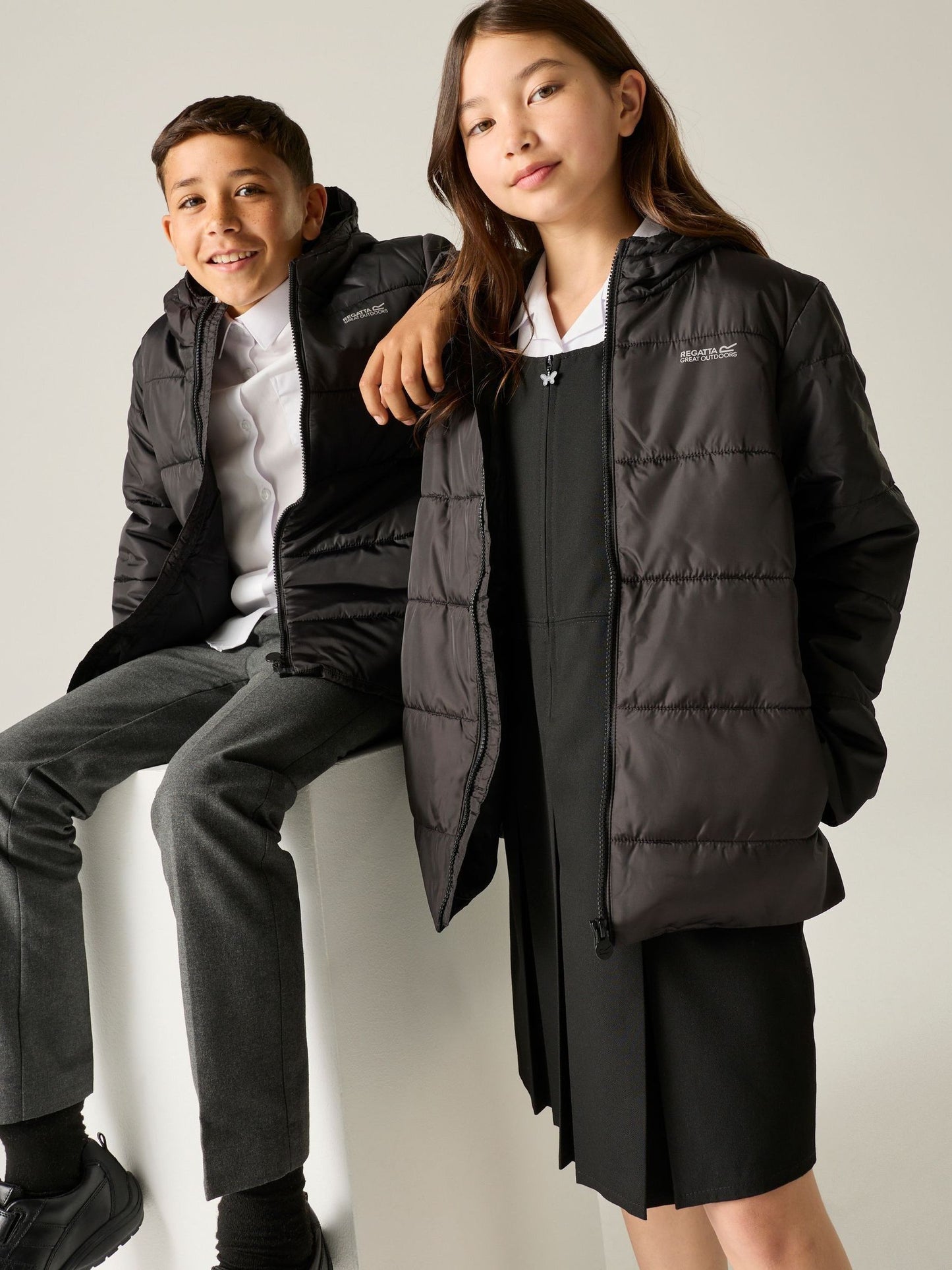 Dsiney Kidz - Regatta Black Halkner Baffled Jacket image 2