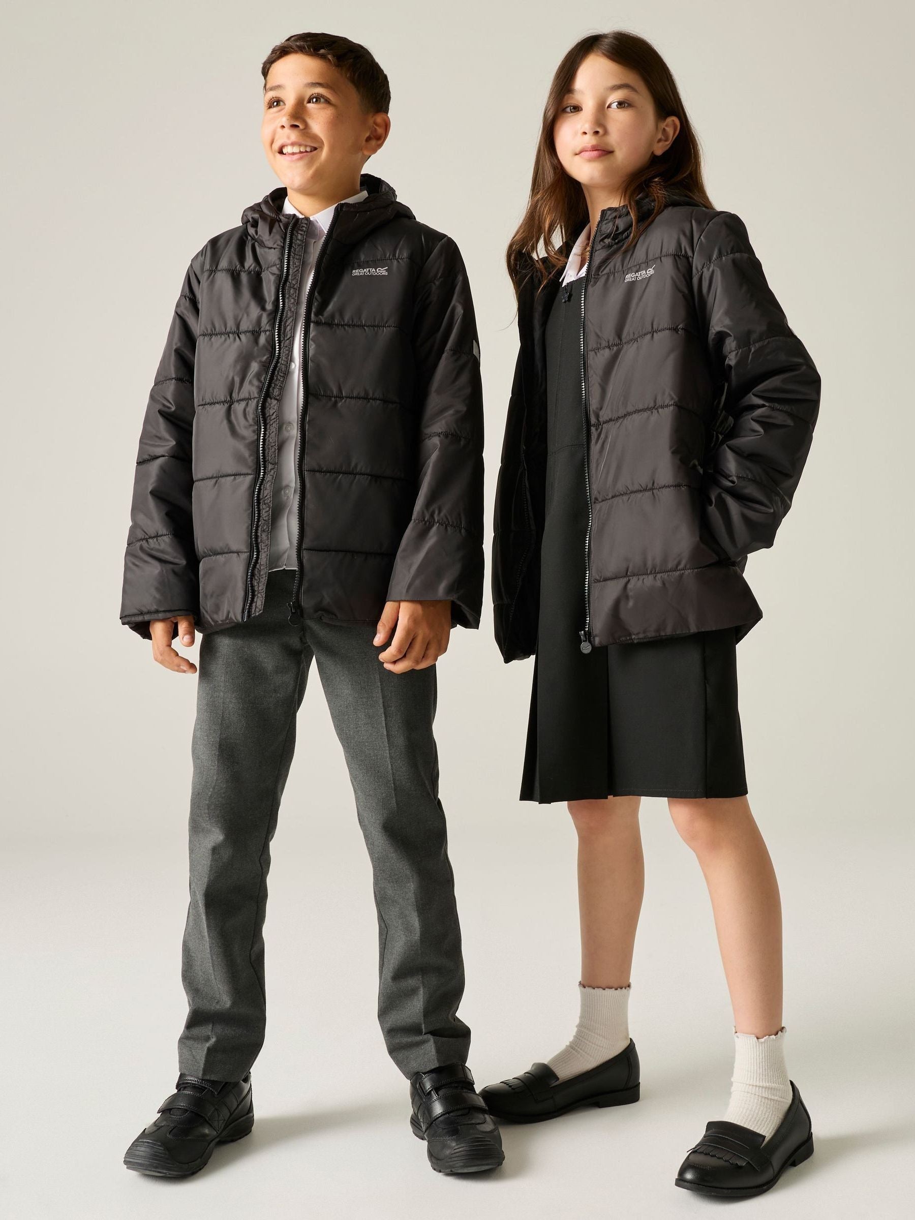 Dsiney Kidz - Regatta Black Halkner Baffled Jacket image 3