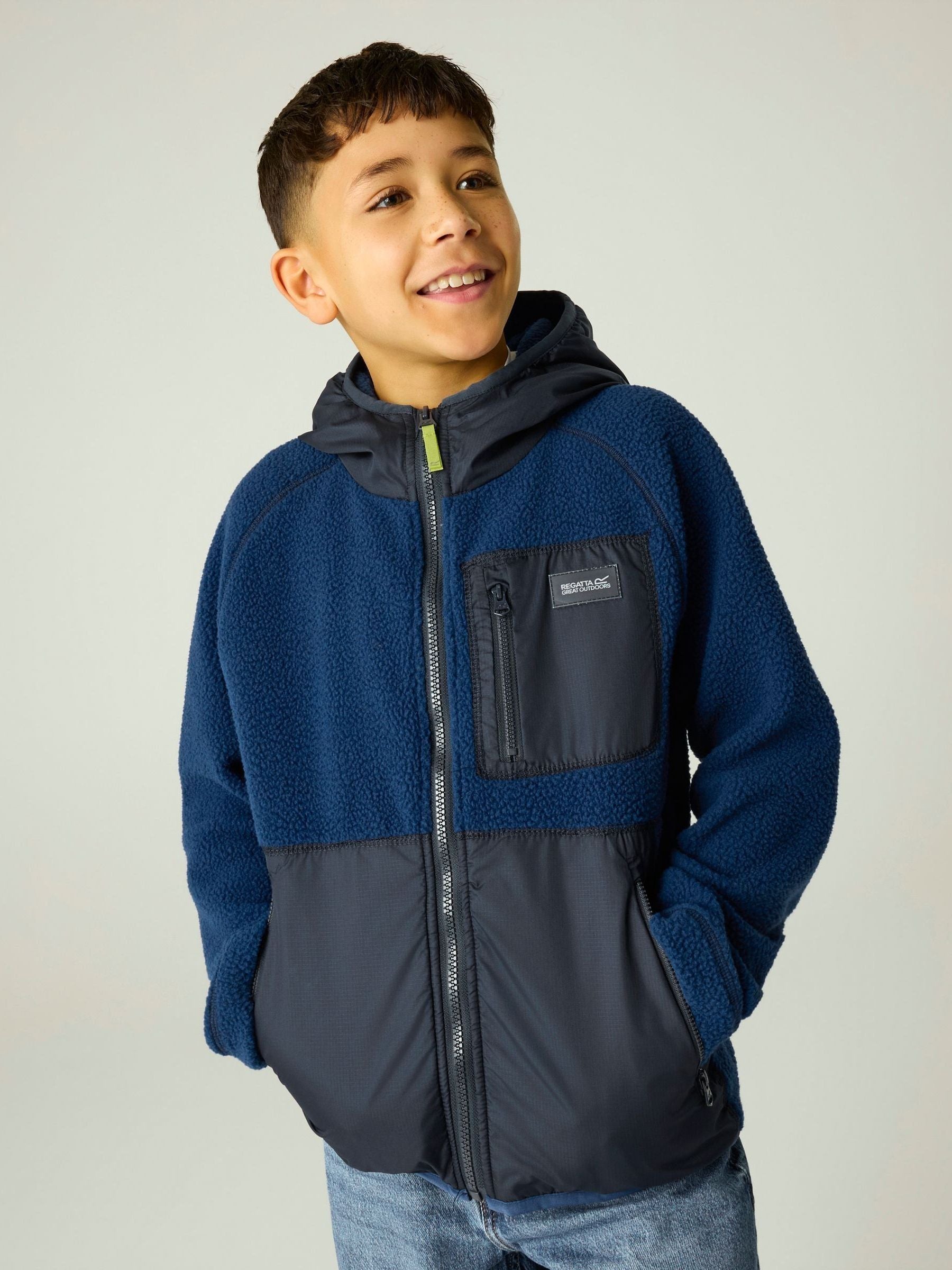 Dsiney Kidz - Regatta Blue Munro Hybrid Fleece Jacket image 1