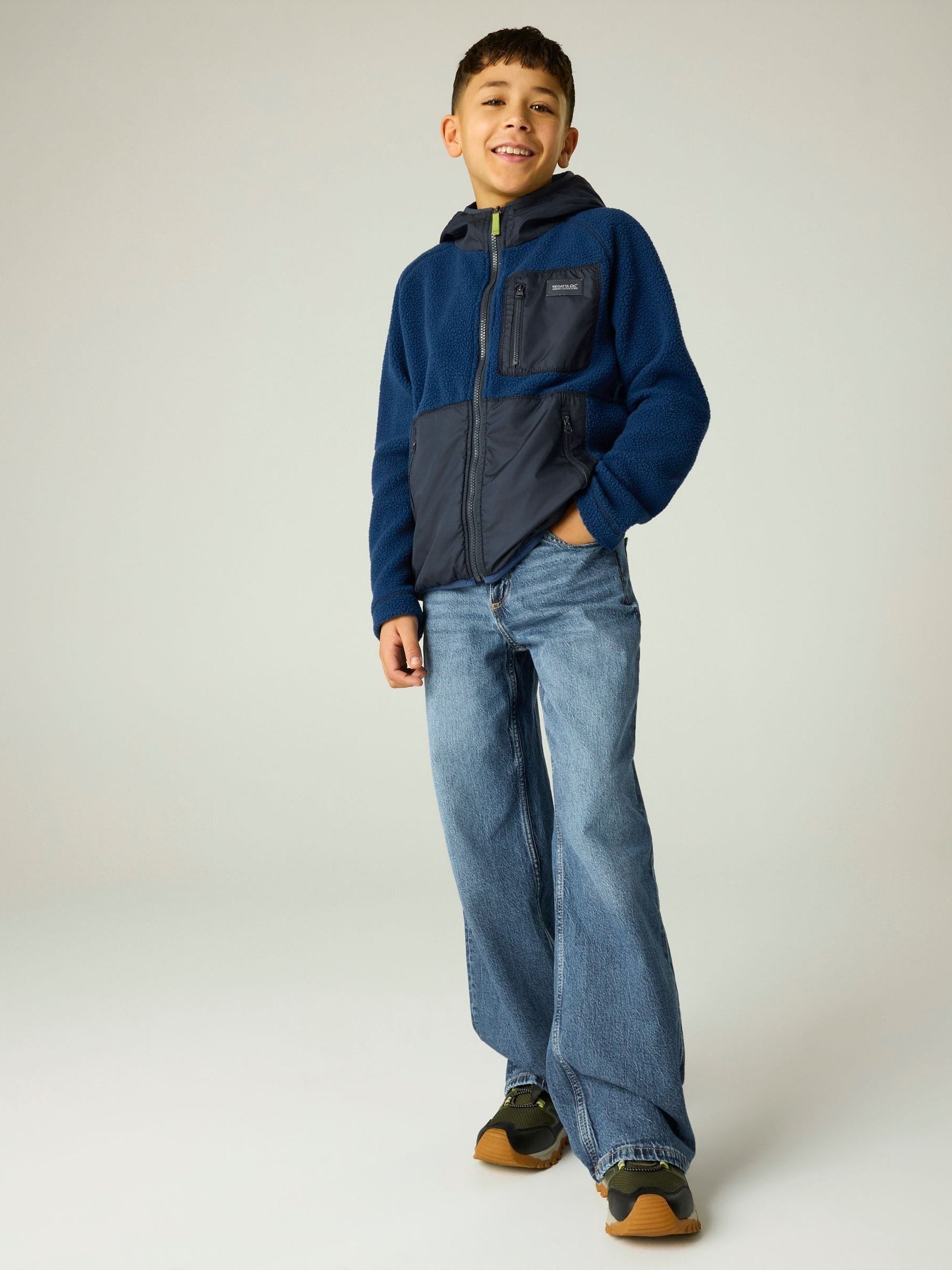 Dsiney Kidz - Regatta Blue Munro Hybrid Fleece Jacket image 3