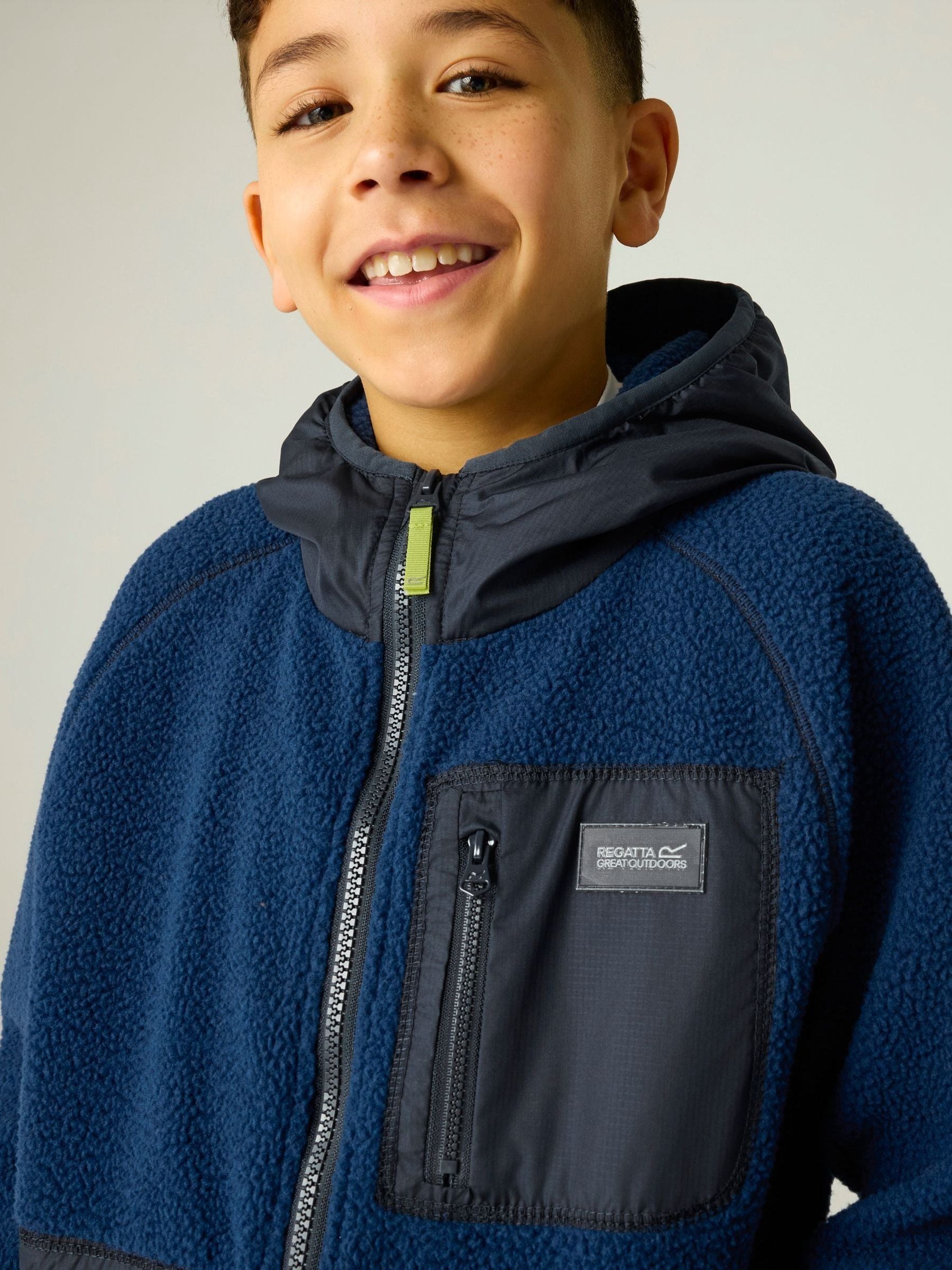 Dsiney Kidz - Regatta Blue Munro Hybrid Fleece Jacket image 4