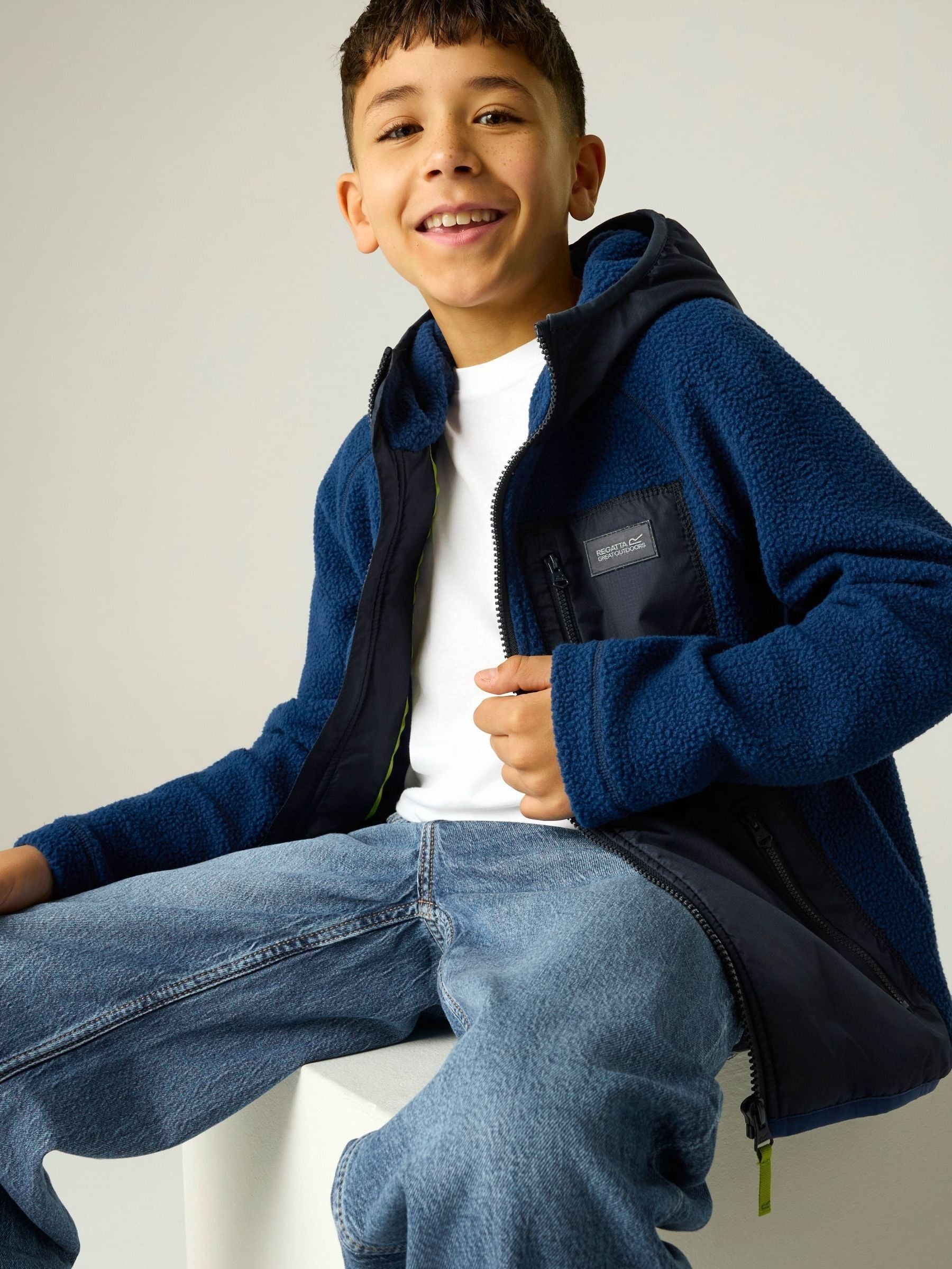 Dsiney Kidz - Regatta Blue Munro Hybrid Fleece Jacket image 5
