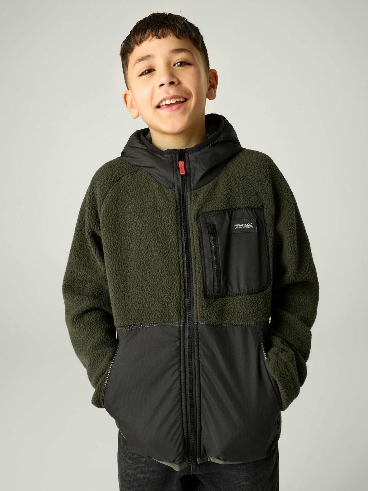 Dsiney Kidz - Regatta Green Munro Hybrid Fleece Jacket image 1