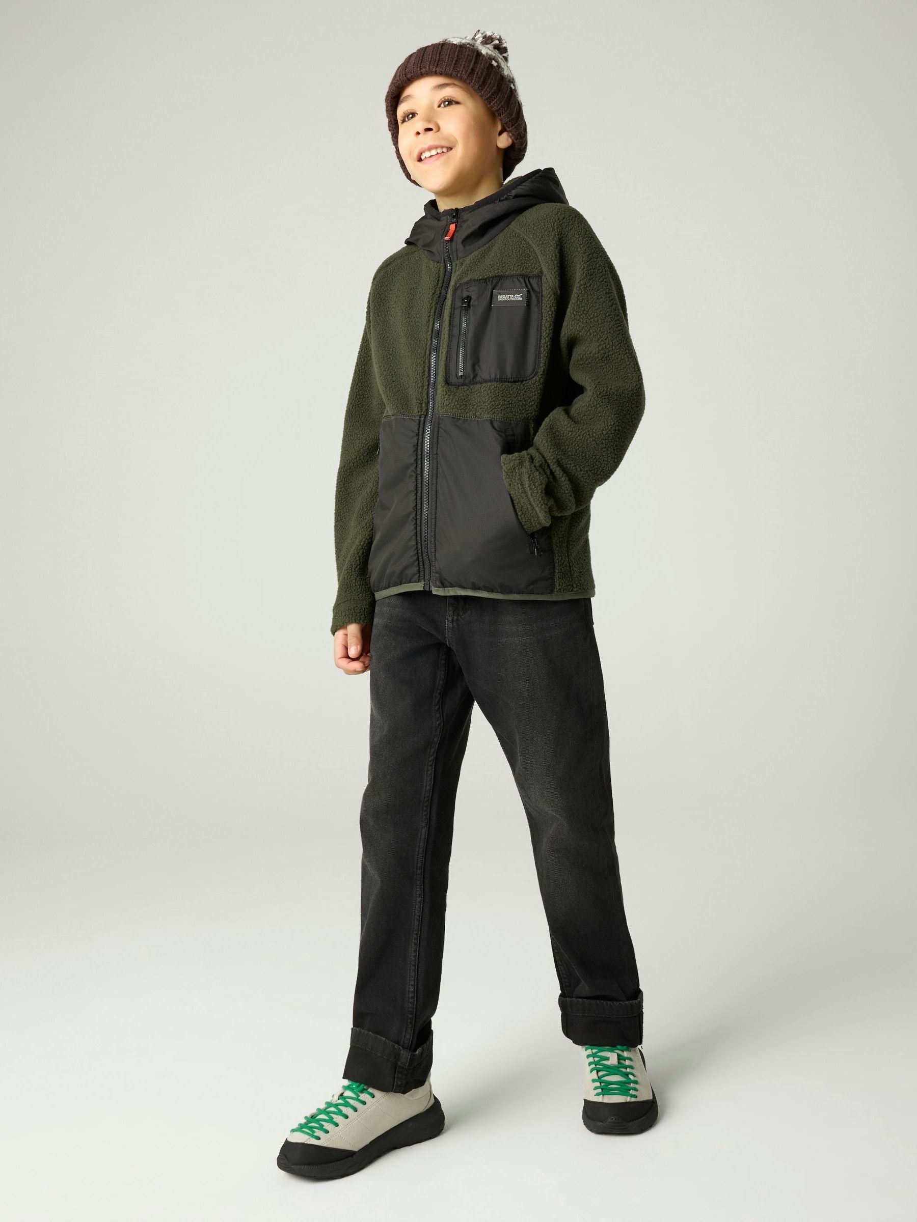 Dsiney Kidz - Regatta Green Munro Hybrid Fleece Jacket image 3