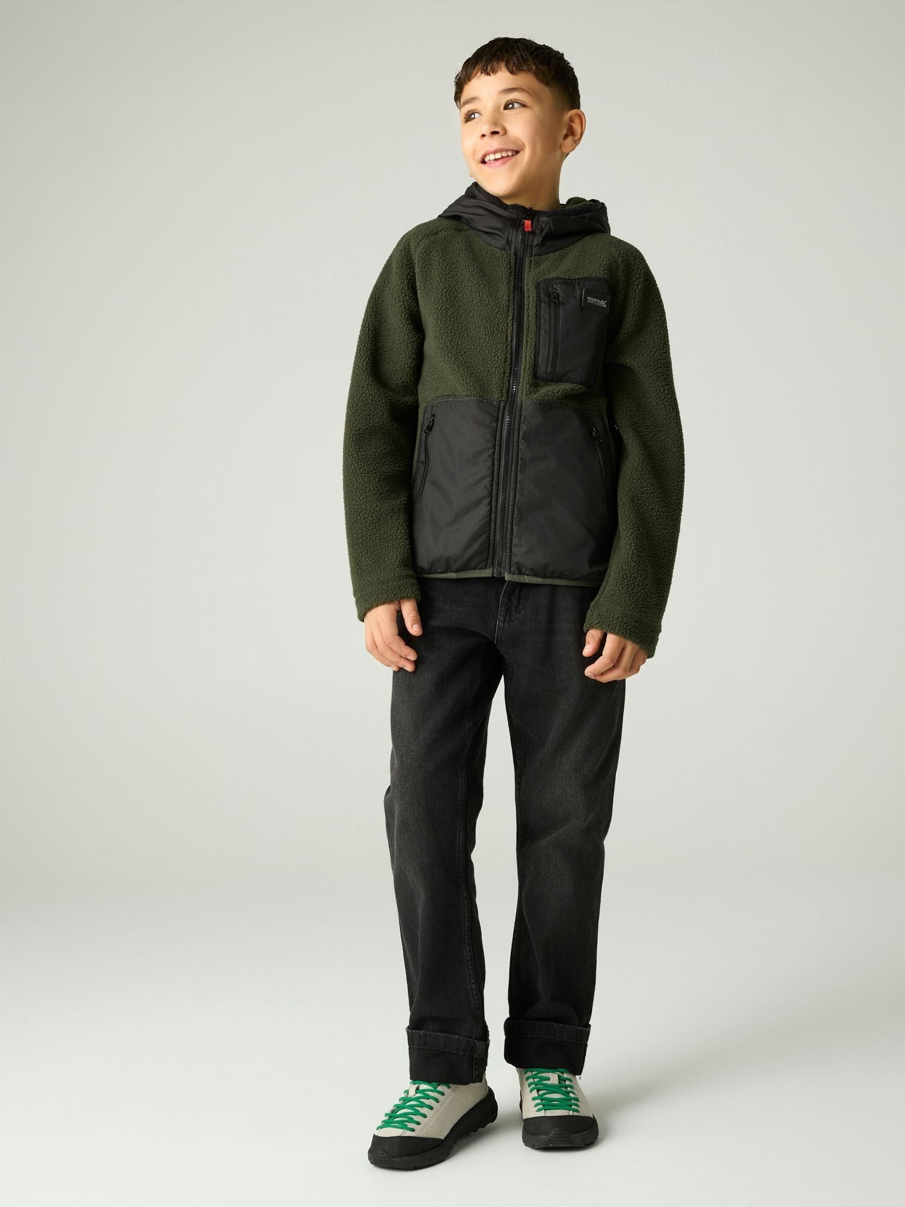 Dsiney Kidz - Regatta Green Munro Hybrid Fleece Jacket image 6
