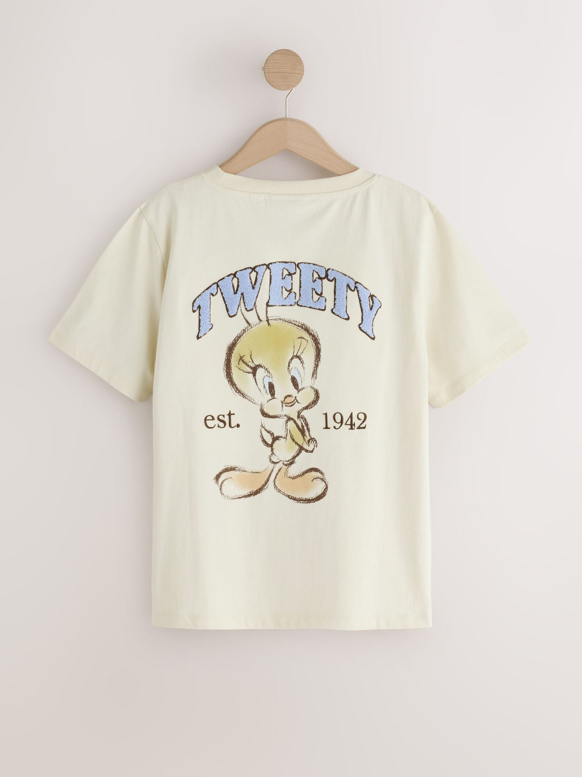 Ecru/Brown Looney Tunes Short Pyjamas Set - image 6