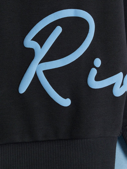 Dsiney Kidz - River Island Blue Sweashirt & Shorts Set image 5