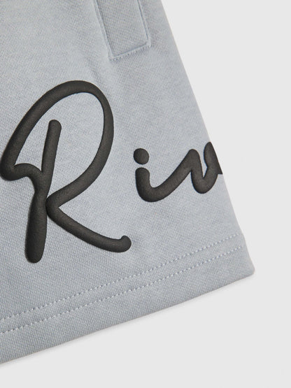 Dsiney Kidz - River Island Blue Colourblock Sweatshirt & Shorts Set image 4