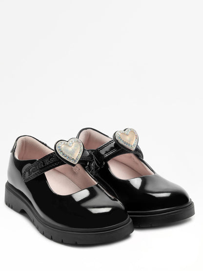 Lelli Kelly Black Sabrina Heart Mary Jane Shoes image 3