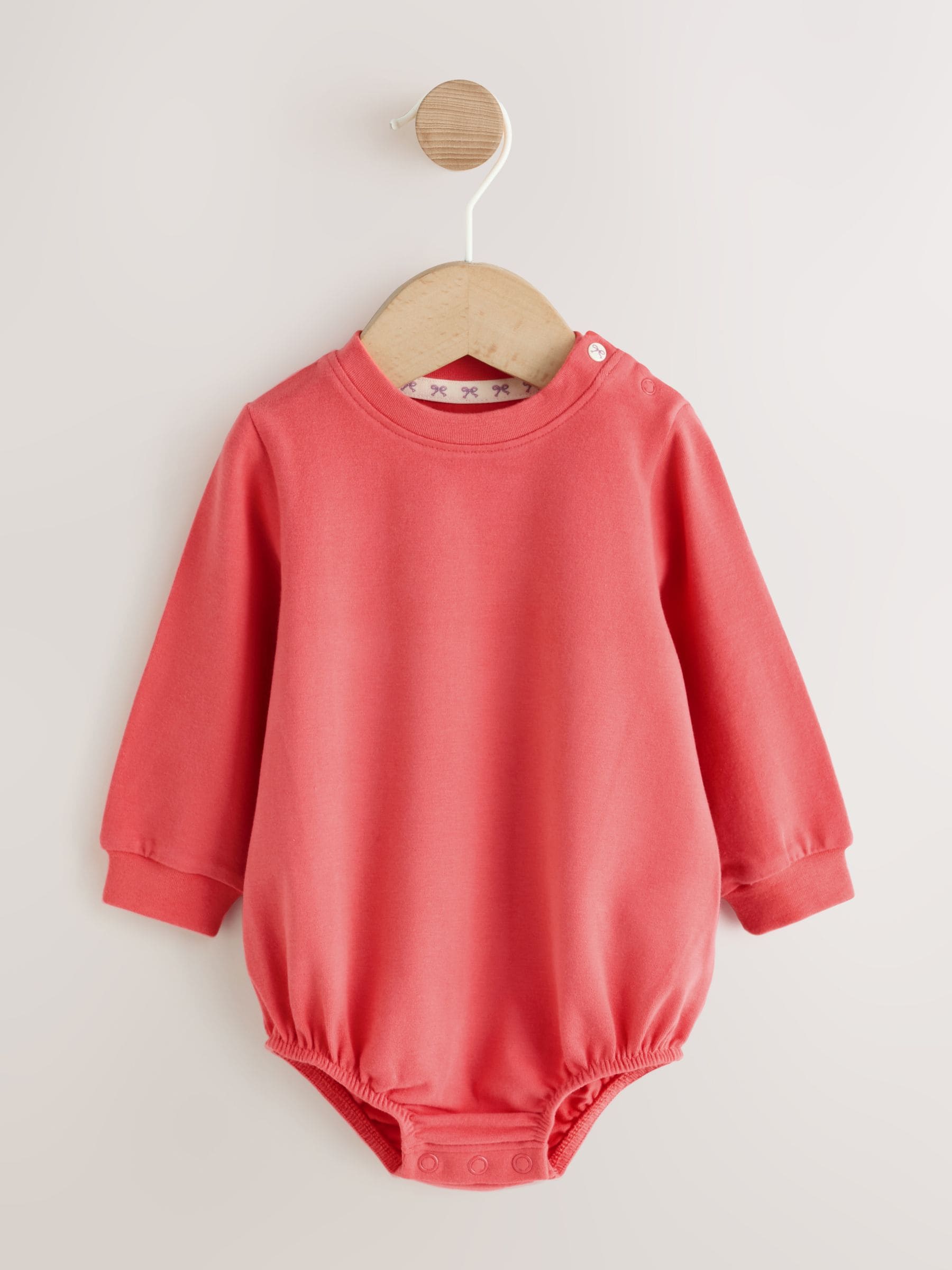 Ecru Cherry Baby Long Sleeve Bodysuit And Woven Dungaree 2 Piece Set (0mths-2yrs) image 6
