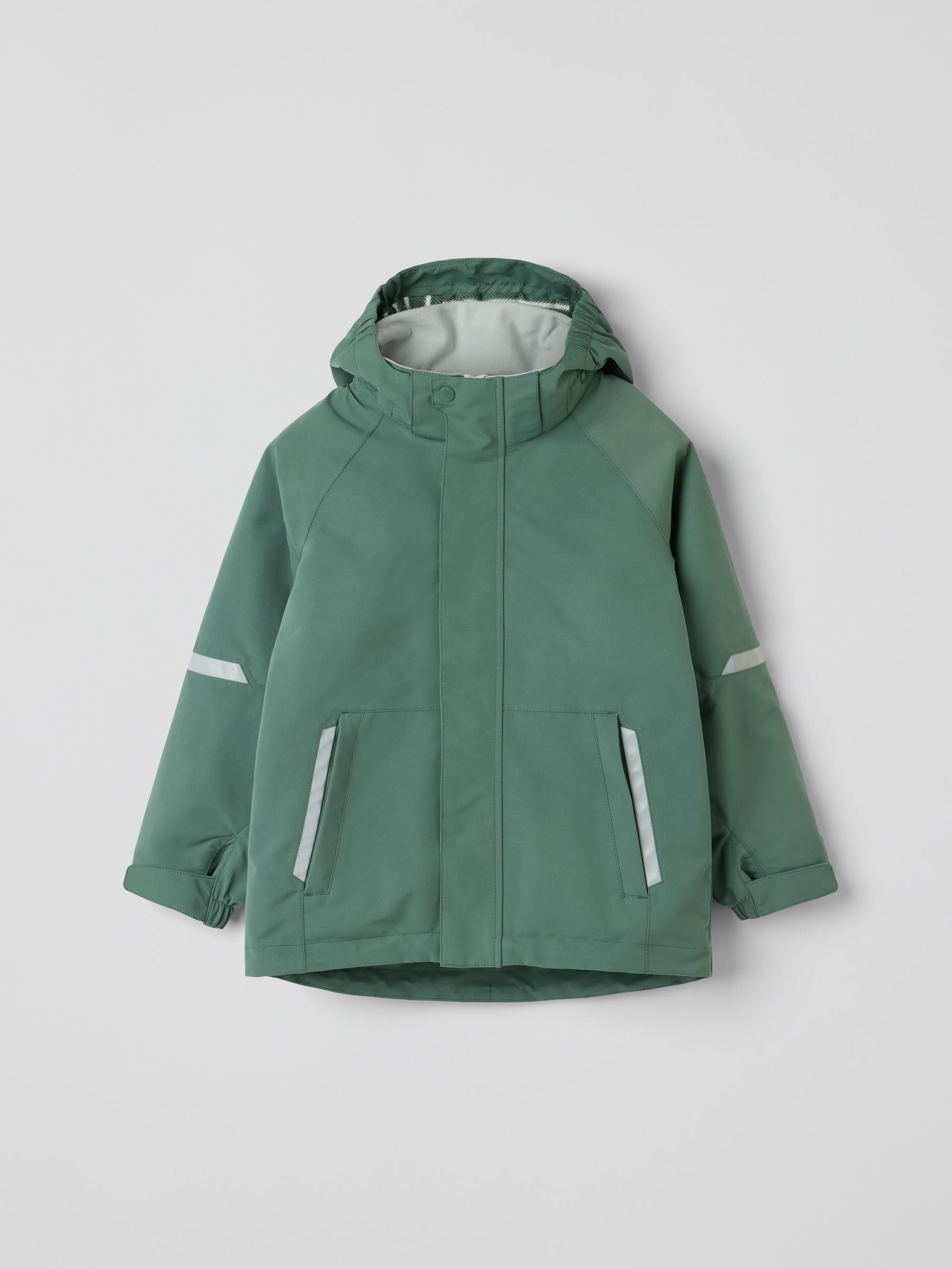 Dsiney Kidz - Polarn O. Pyret Green Waterproof Shell Coat image 3