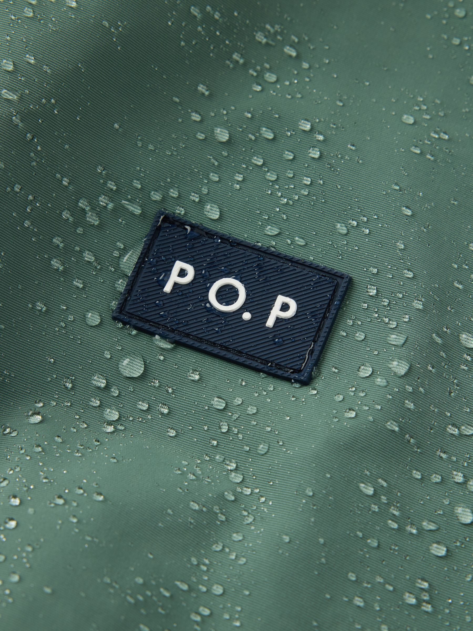 Dsiney Kidz - Polarn O. Pyret Green Waterproof Shell Coat image 7