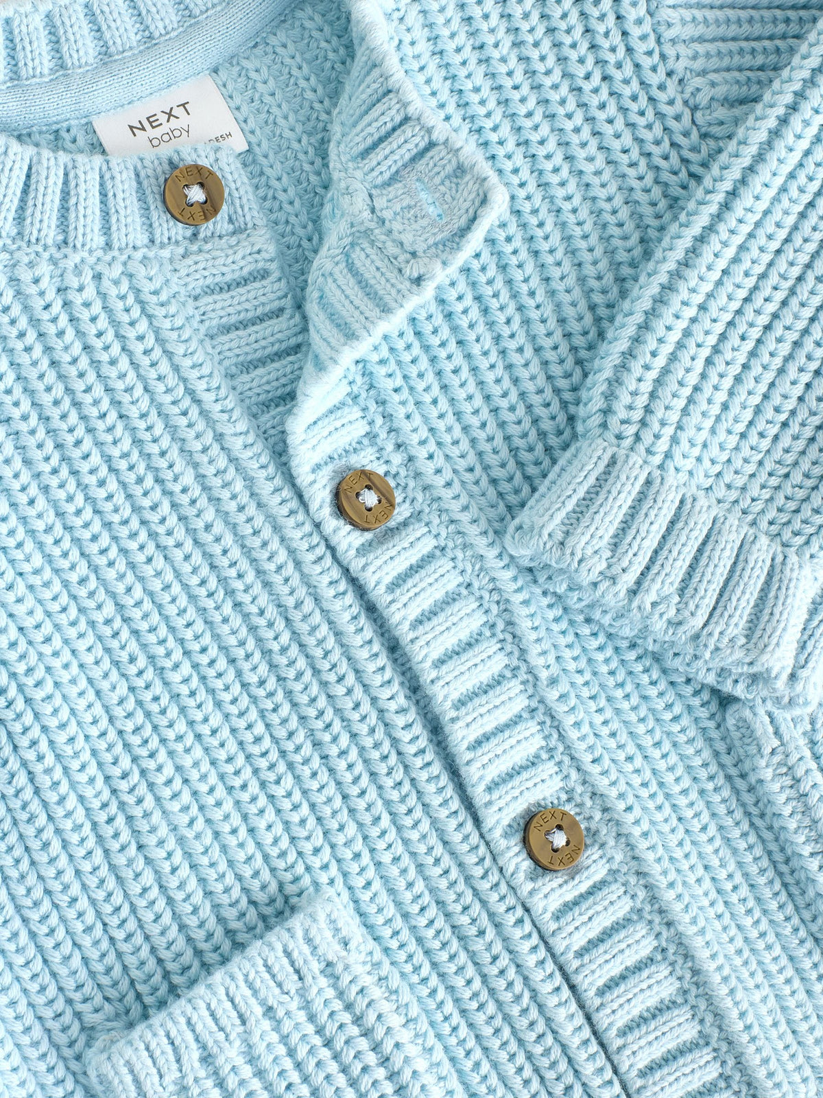 Blue Embroidered Bear Cardigan (0mths-2yrs) - image 3