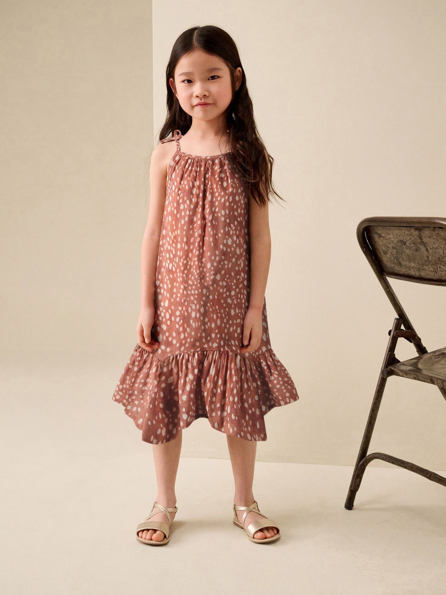 Animal Strappy Summer Dress (3-16yrs) image 1