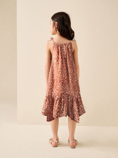 Animal Strappy Summer Dress (3-16yrs) image 2