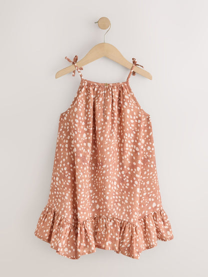 Animal Strappy Summer Dress (3-16yrs) image 5