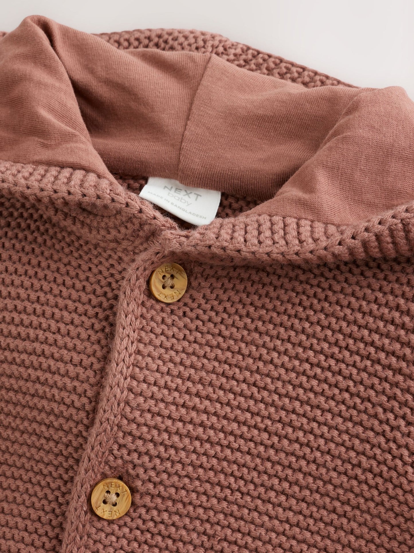 Dsiney Kidz - Brown Knitted Hooded Baby Cardigan image 4