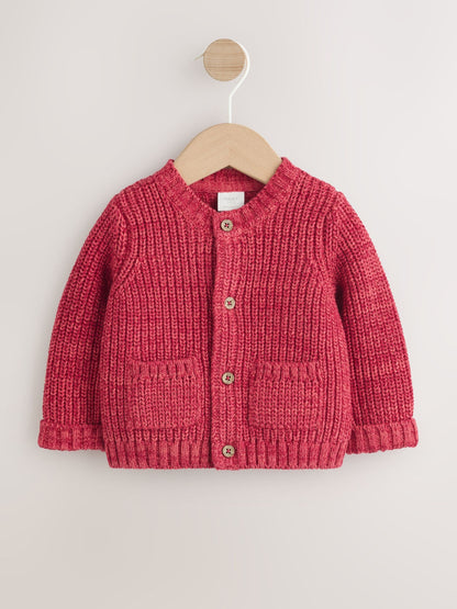 Dsiney Kidz - Red My First Christmas Knitted Baby Cardigan (0-18mths) image 5