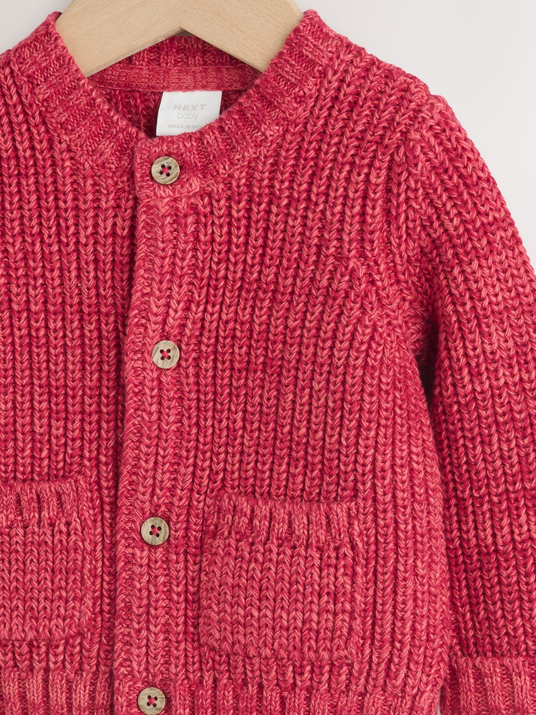 Dsiney Kidz - Red My First Christmas Knitted Baby Cardigan (0-18mths) image 6
