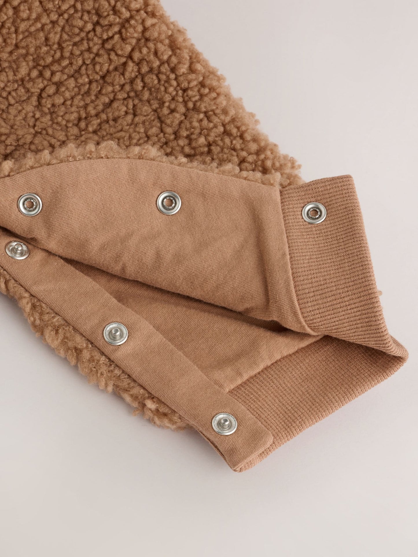 Brown Borg Hooded Baby Pramsuit image 7
