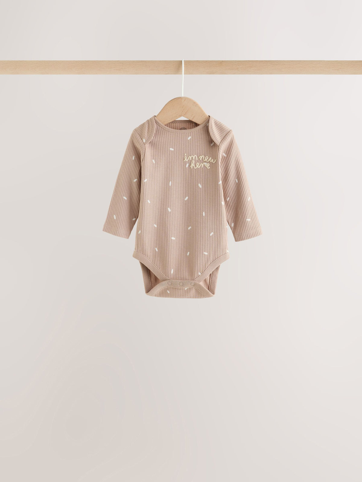 Dsiney Kidz - Neutral Milk Club Long Sleeve Baby Bodysuits 3 Pack image 4