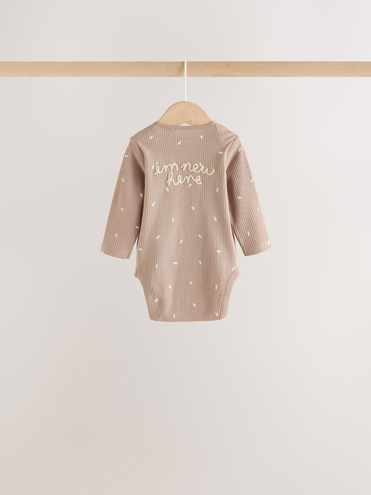 Dsiney Kidz - Neutral Milk Club Long Sleeve Baby Bodysuits 3 Pack image 8