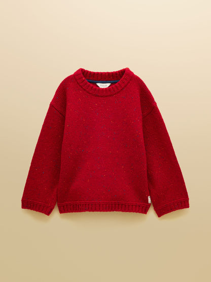 Dsiney Kidz - Joules Kids' Fisherman Red Rib Jumper image 1