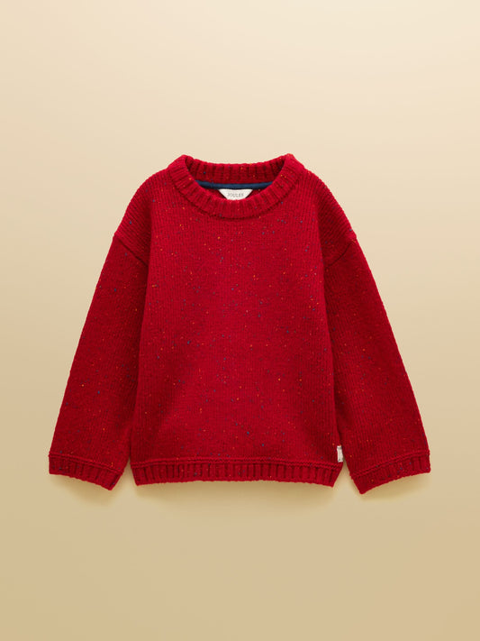 Dsiney Kidz - Joules Kids' Fisherman Red Rib Jumper image 1