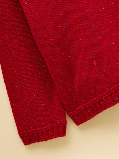 Dsiney Kidz - Joules Kids' Fisherman Red Rib Jumper image 3