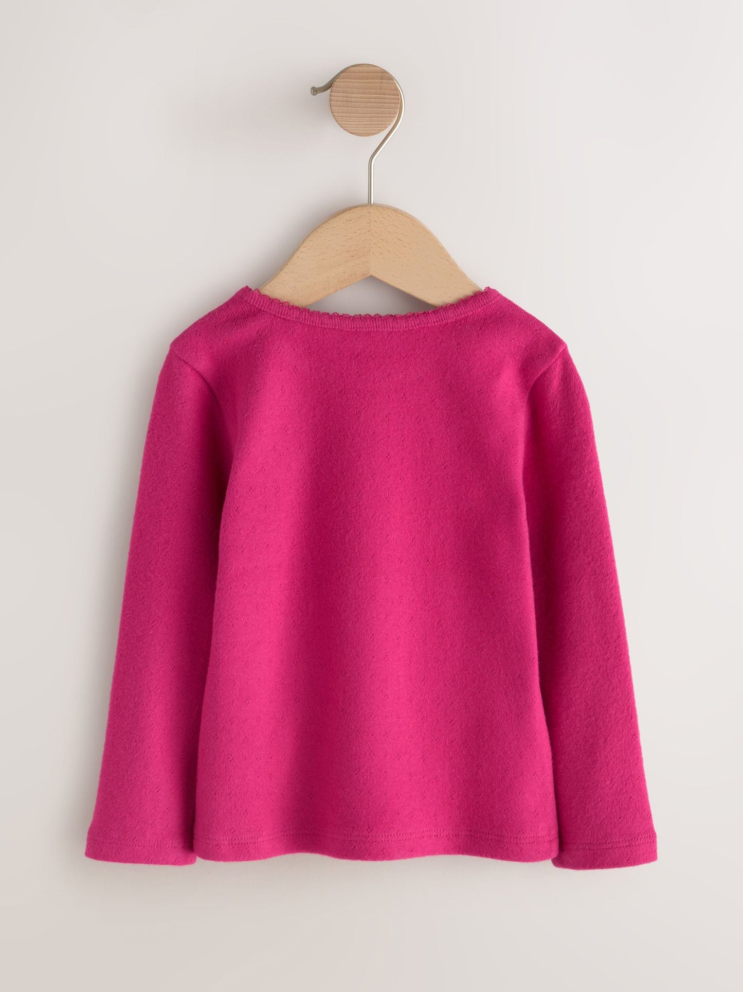 Dsiney Kidz - Pink Berry Long Sleeve Pointelle Top (3mths-7yrs) image 6