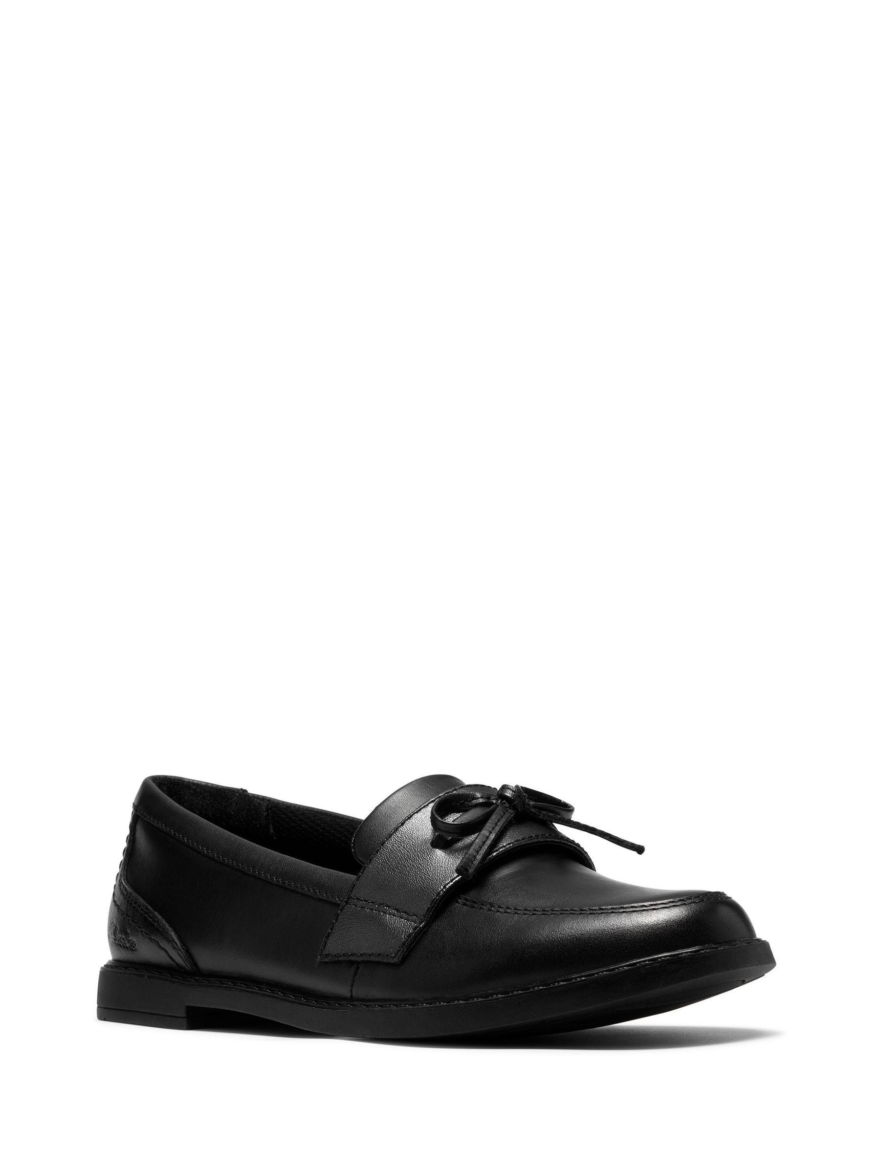 Dsiney Kidz - Clarks Black Leather Scala Lane Shoes image 3
