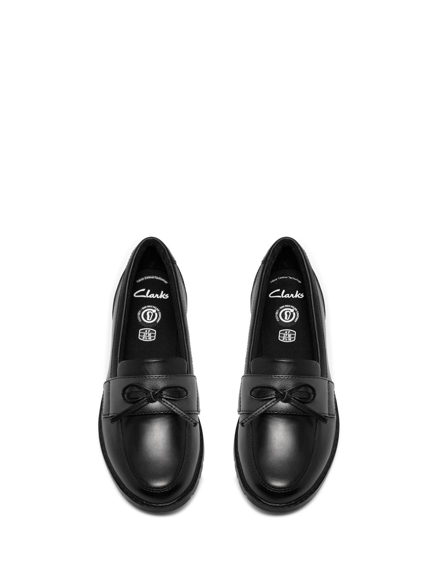 Dsiney Kidz - Clarks Black Leather Scala Lane Shoes image 4