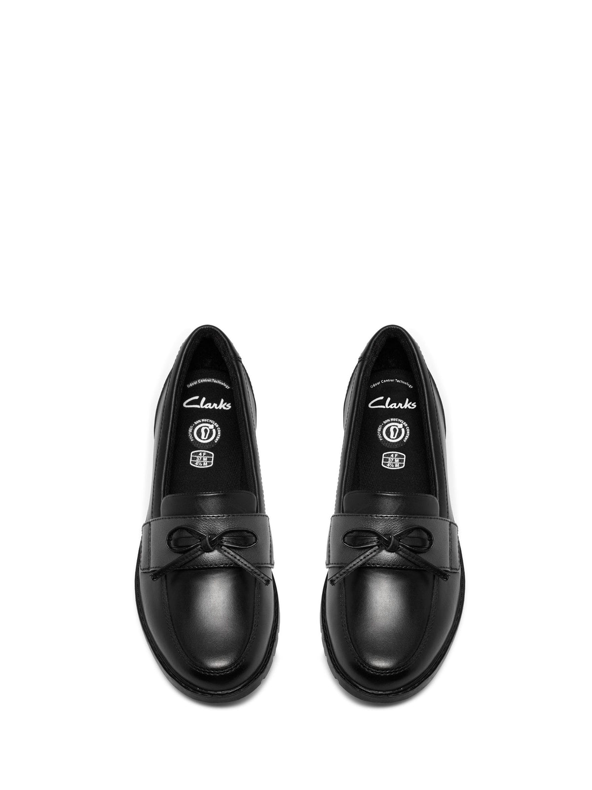 Dsiney Kidz - Clarks Black Leather Scala Lane Shoes image 4