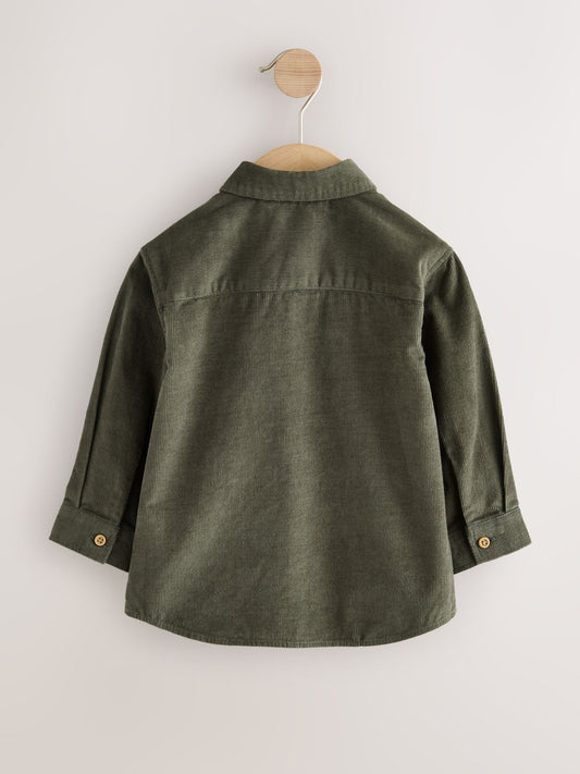 Dsiney Kidz - Green Dog Embroidery Long Sleeve Cord Shirt (3mths-7yrs) image 2