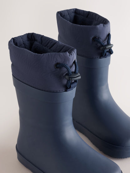 Navy Barefoot Cuff Wellies - image 5