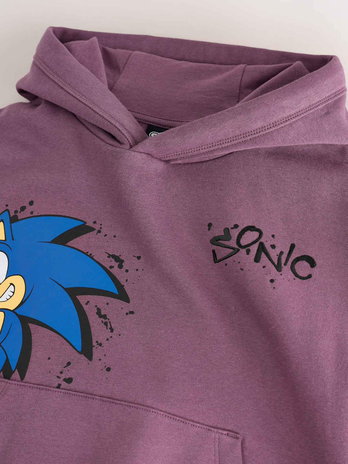 Purple Sonic Hoodie with Back Print (3-16yrs) - image 3
