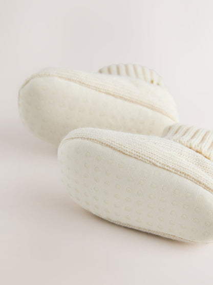 Dsiney Kidz - Neutral Milk Club Baby Sock Top Boot Shoes (0-18mths) image 4