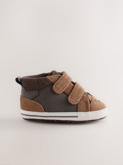 Dsiney Kidz - Brown Bear Hitop Baby Trainers (0-2mths) image 2