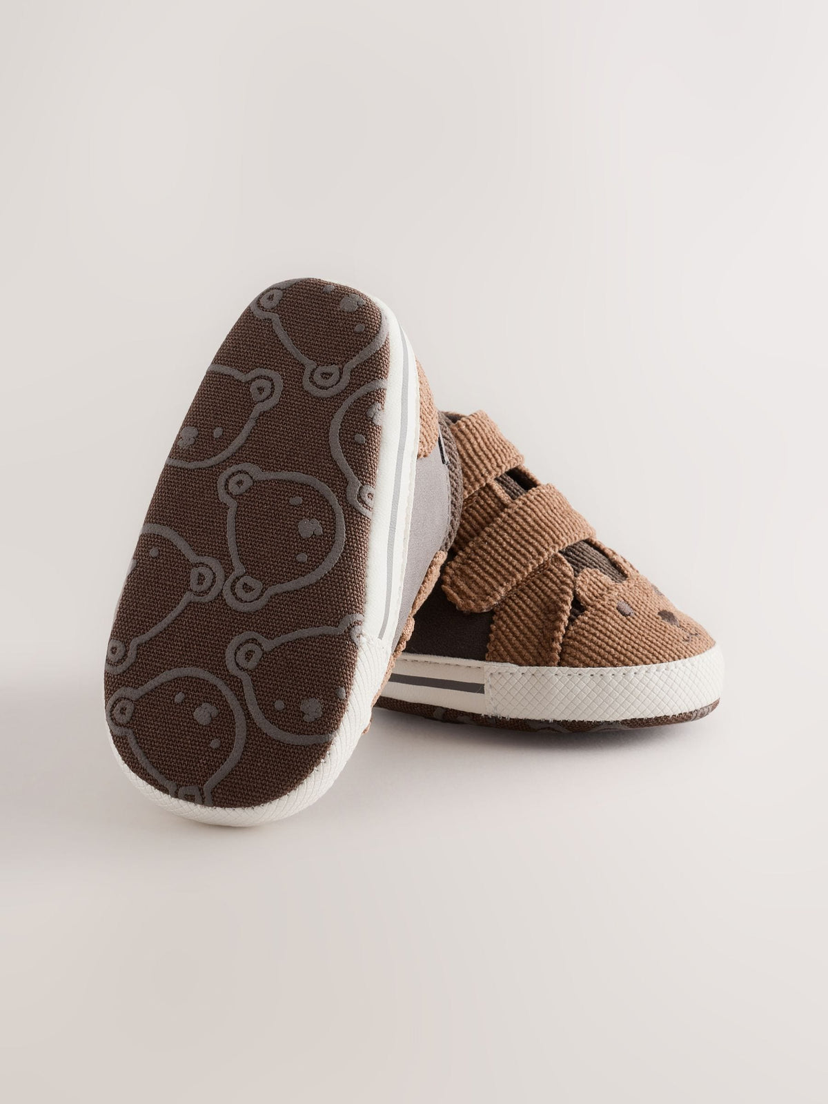 Dsiney Kidz - Brown Bear Hitop Baby Trainers (0-2mths) image 3