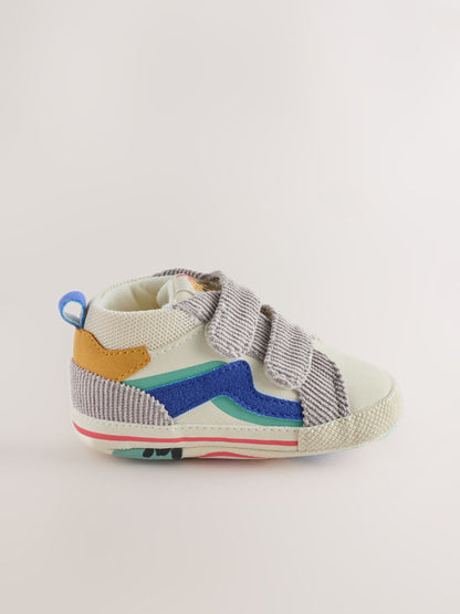 Multi Safari Hitop Baby Trainers (0-2mths) image 2