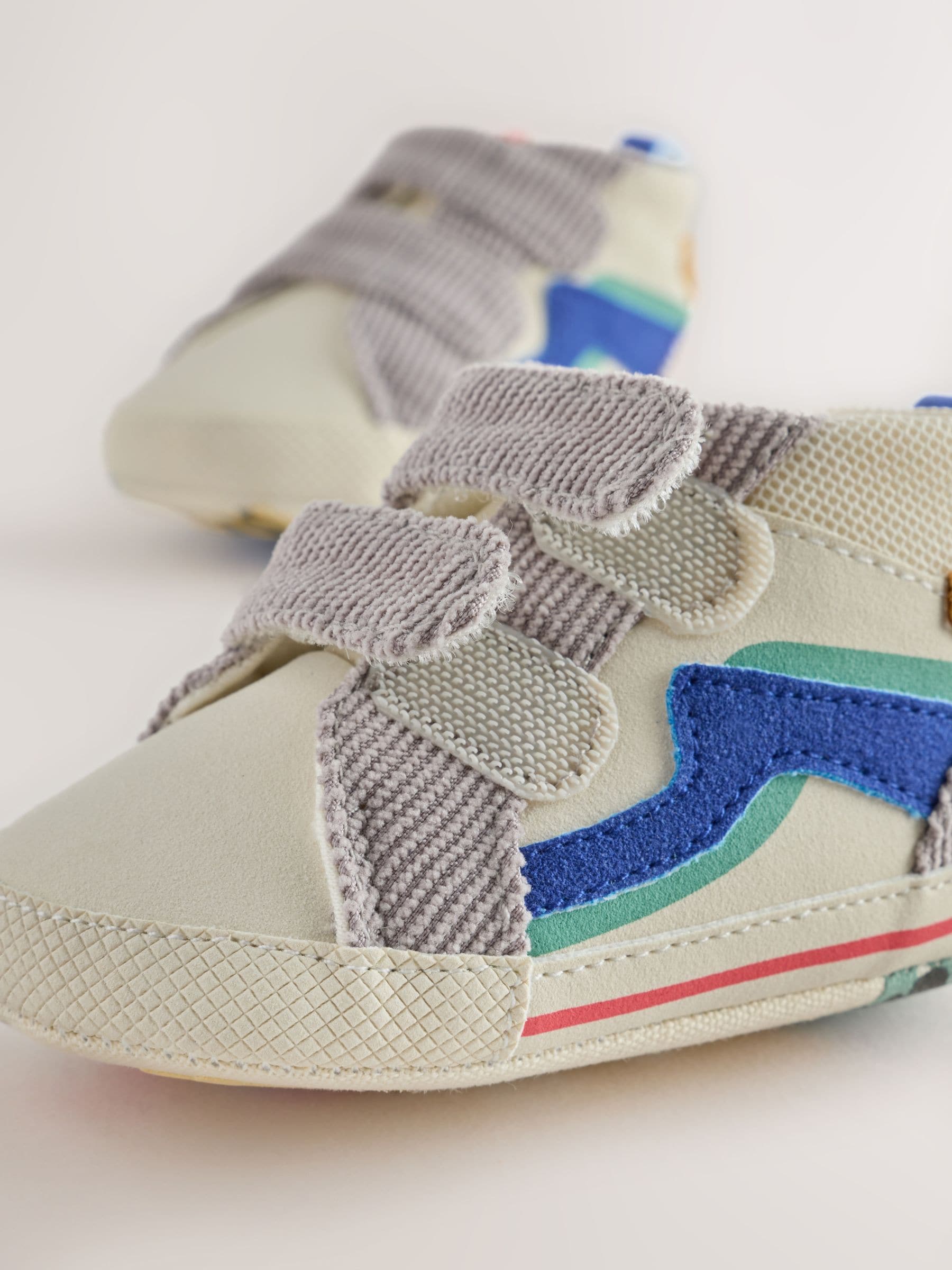 Multi Safari Hitop Baby Trainers (0-2mths) image 3