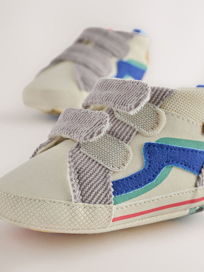 Multi Safari Hitop Baby Trainers (0-2mths) image 3