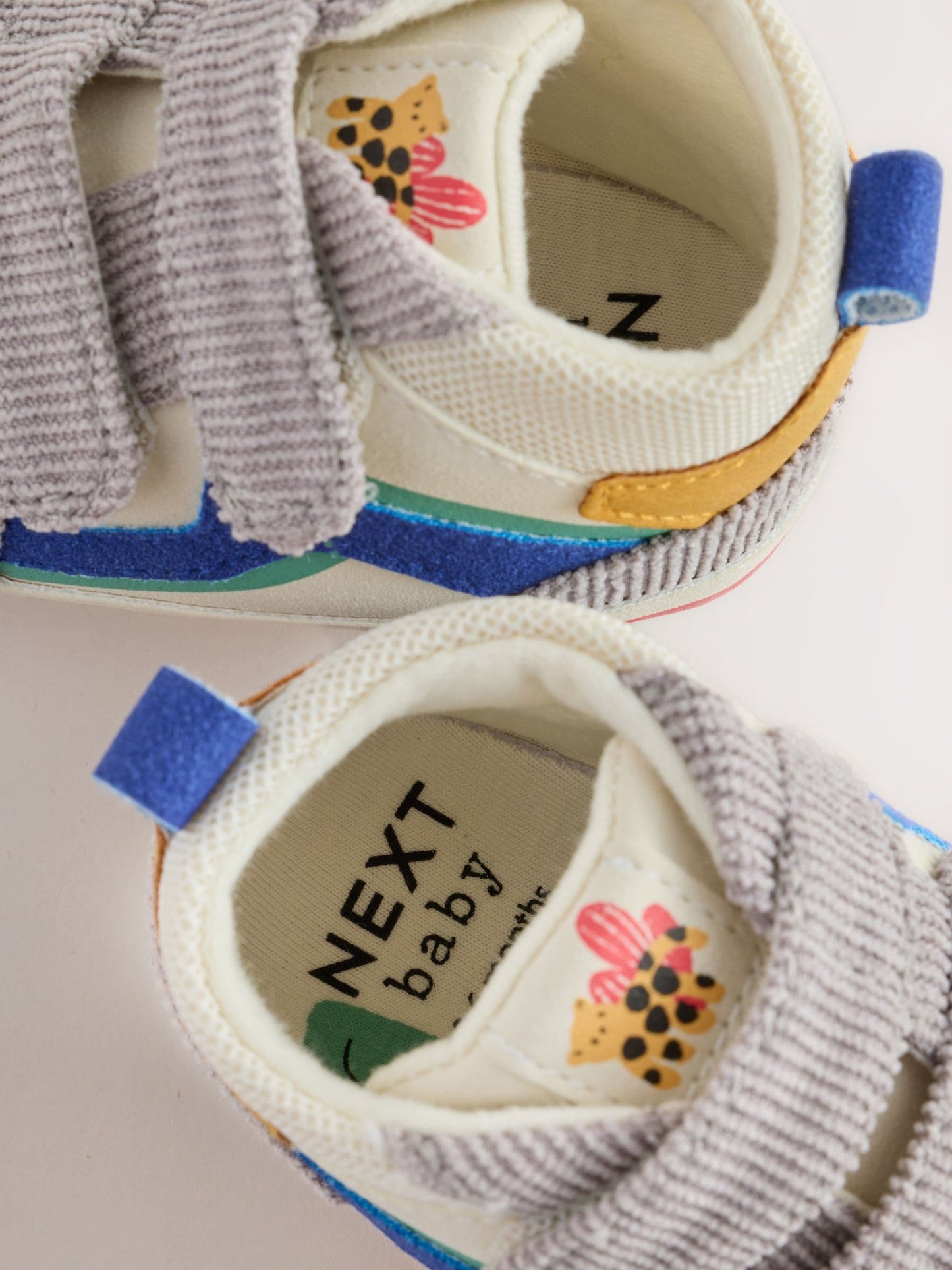 Multi Safari Hitop Baby Trainers (0-2mths) image 4