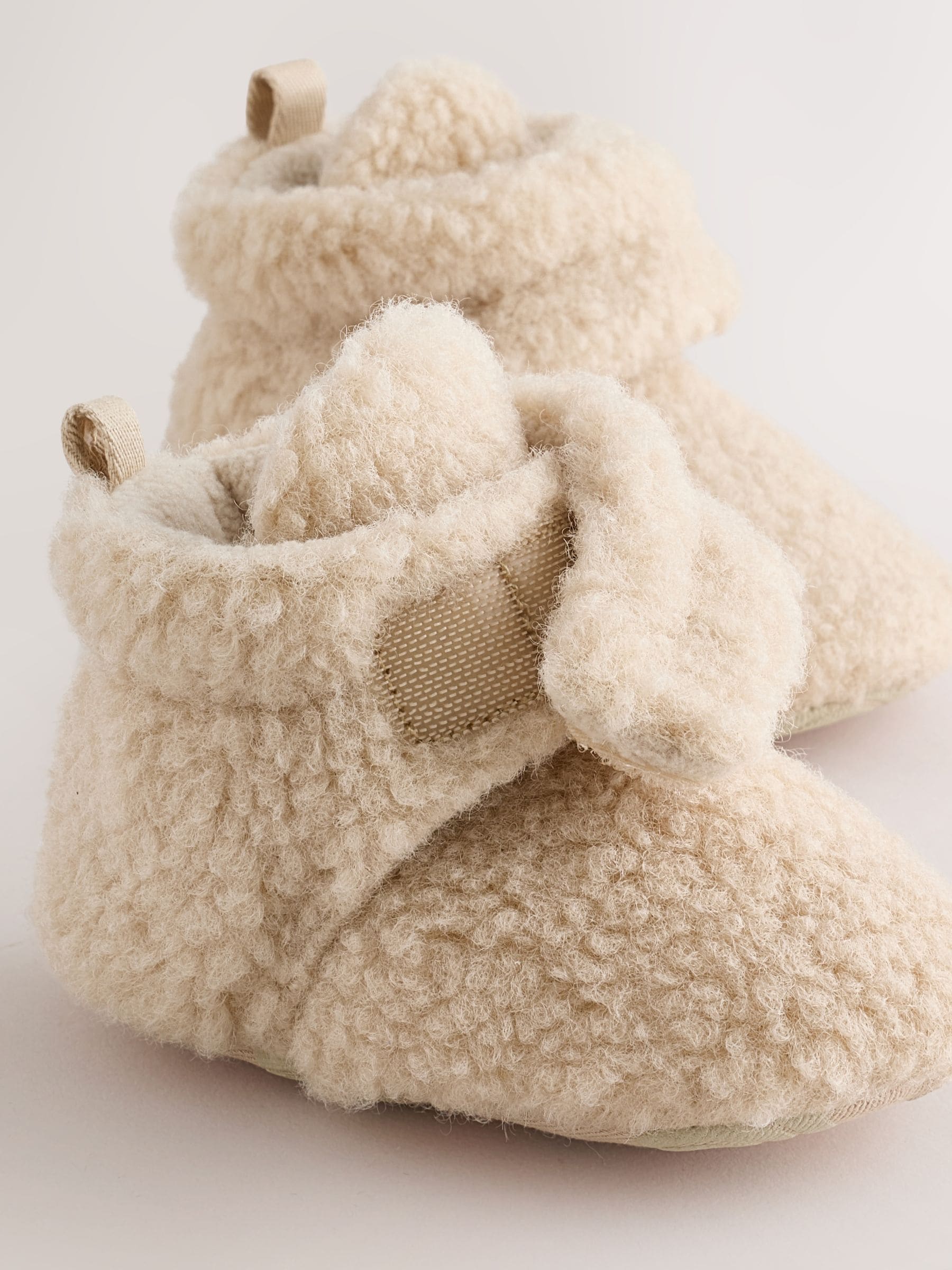 Neutral Borg Slipper Wrap Boots (0-2mths) image 3