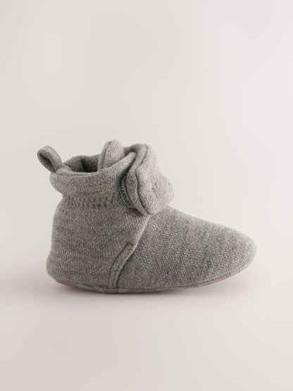 Dsiney Kidz - Grey Slipper Wrap Boots (0-2mths) image 2